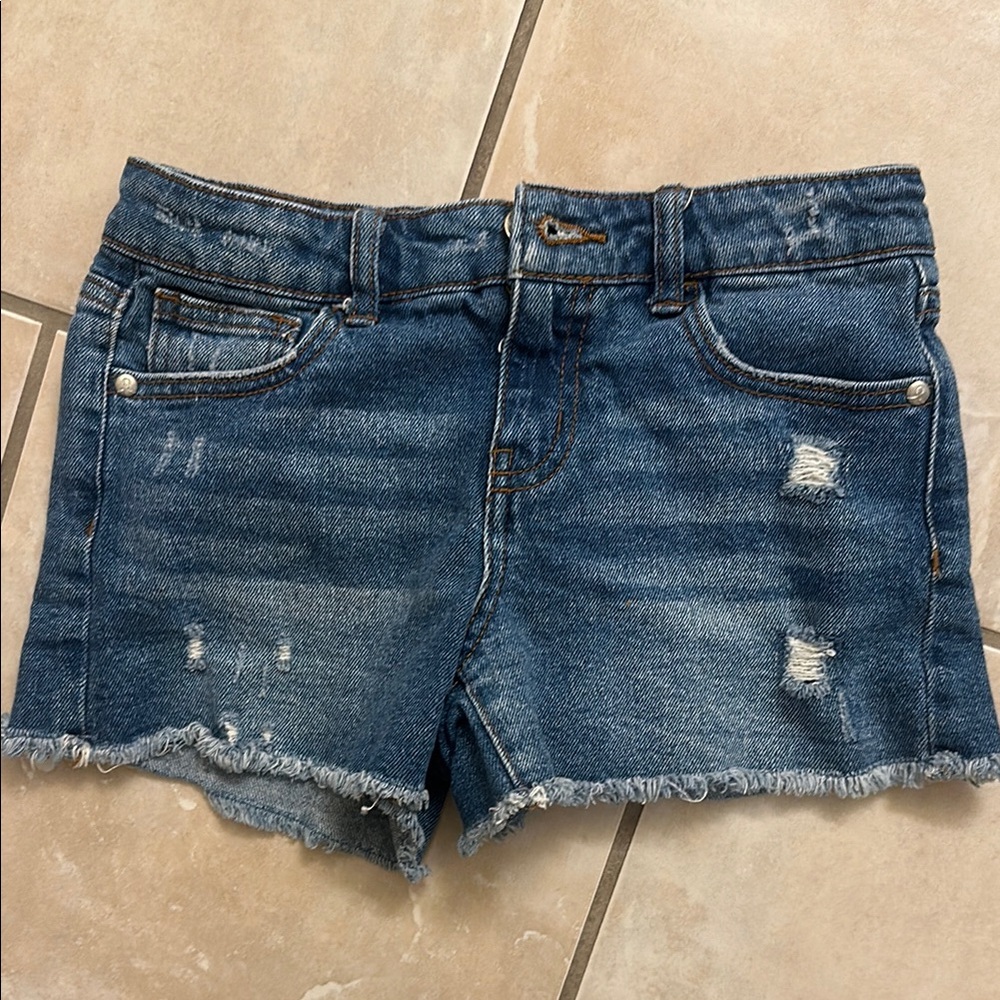 Denim Distressed Women's Shorts